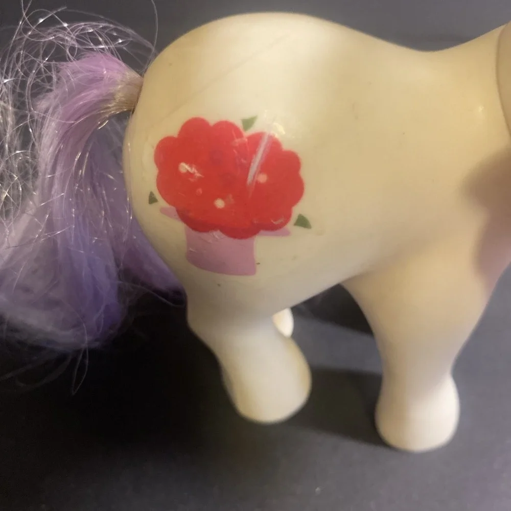 Rose: My Little Pony MLP Vintage Magic Message MM Magic Hat #8 G1